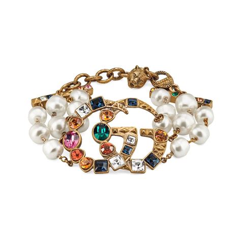 gucci crystal bracelet|gucci bracelets for women uk.